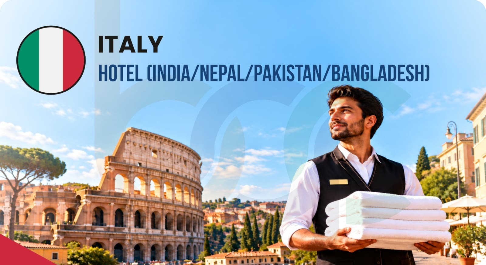 Hotel Worker (India / Nepal / Pakistan / Bangladesh)